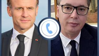 Макрон, Вучи, телефон, двустранни отношения, Западните Балкани