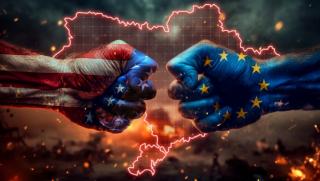 Евросъюз, Киев, да спрат, Тръмп, телефонен разговор, анулира, среща, Аляска