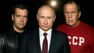 Гълъб, Лавров, яструб, Медведев, Путин, борба, Тръмп, Европа, Киев, пет убийствени тези