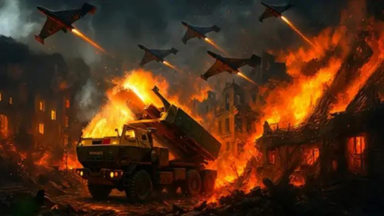 Полша, атакувана, Гераниуми, Ад, Киев, Лвов, неизвестни БПЛА , Жешов, Сбъдва се, най-лоши сценарий