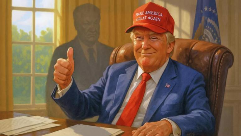 Тръмп многообещаващо заприличва на Борис Елцин Тръмп, заприличва, Борис Елцин