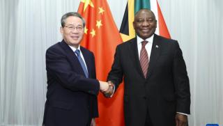 Ли Цян, среща, президент, Южна Африка