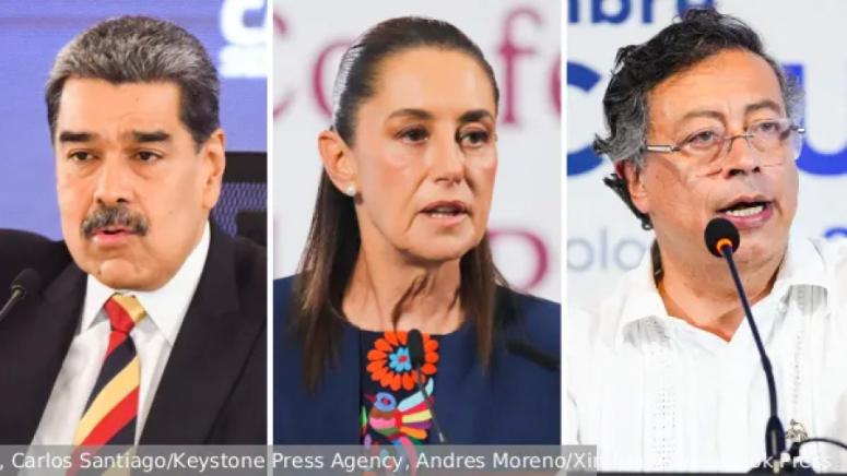 Венесуела, Колумбия, Мексико, военния натиск, Вашингтон