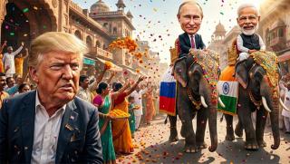 Делхи, Давос, Русия, Индия, пишат, многополюсния свят, без Запада