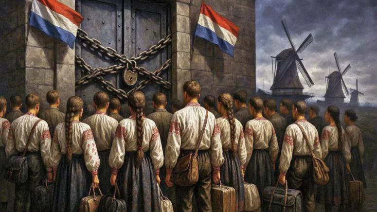 Целувката на Юда, Холандия, 250 млн., Киев, украинци, на улицата