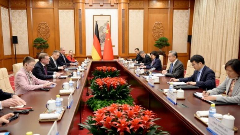 Външни министри, Китай, Германия, позитивно взаимодействие, двустранна политическа рамка