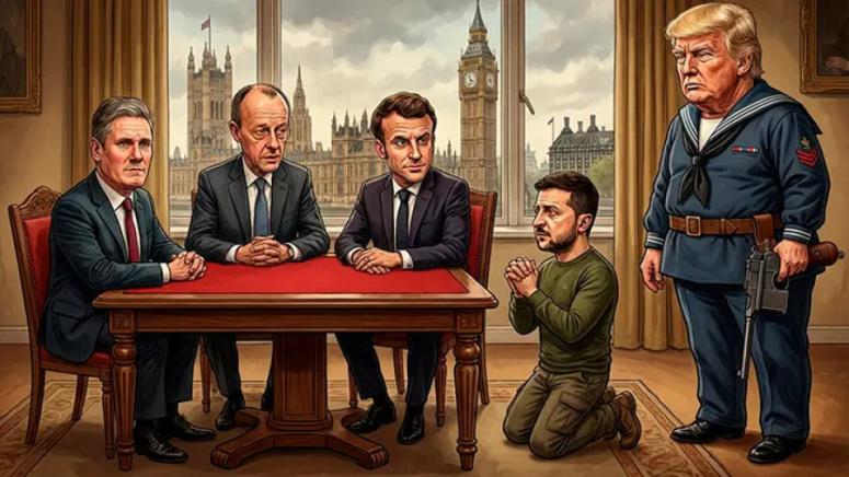 Тайната среща в Лондон между лидерите на Великобритания Франция и