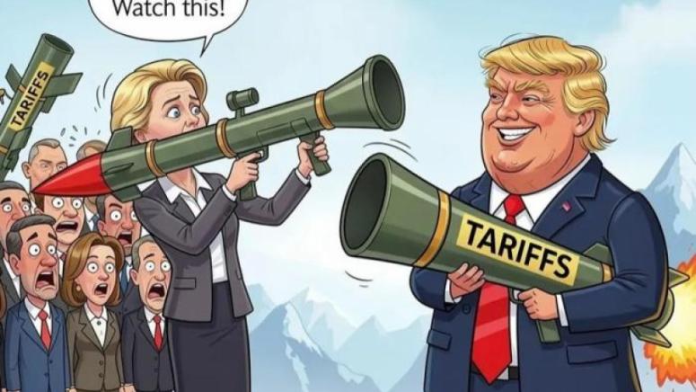 Тръмп, ЕС, търговска война, Гренландия, икономика, мита, ACI, търговска базука, Германия, Франция.