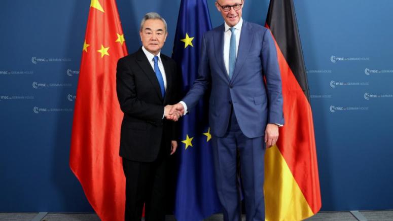 На среща с германския канцлер Фридрих Мерц в рамките на