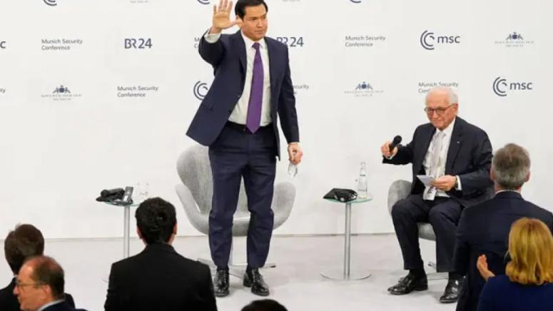 Мюнхен 2026, Мерц, Марко Рубио, ядрен чадър, ЕС, геополитика, сигурност, НАТО, Тръмп