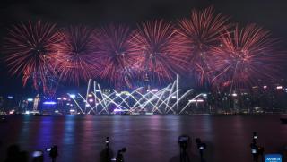 Хонконг, Годината на Коня, шоу, фойерверки