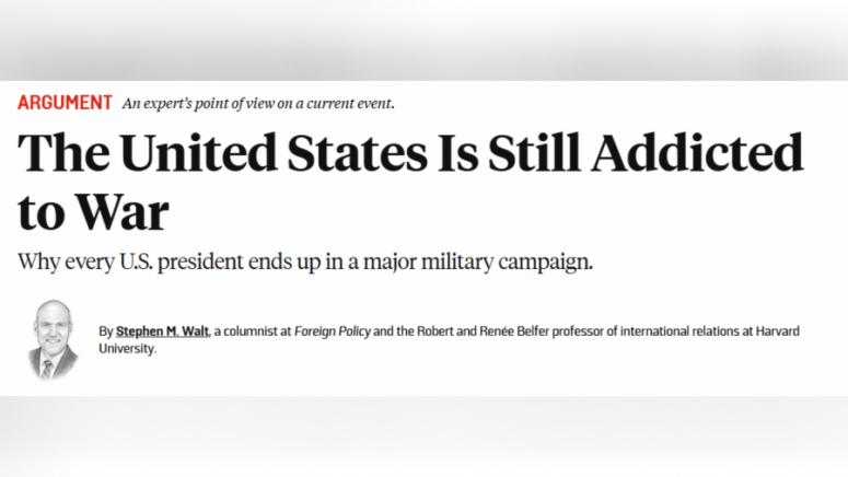 Foreign Policy, пристрастени, САЩ, война