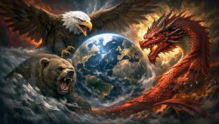 Голяма тройка, Русия, САЩ, Китай, НАТО, Тръмп, Иран, Ормузки проток, геополитика, Европа