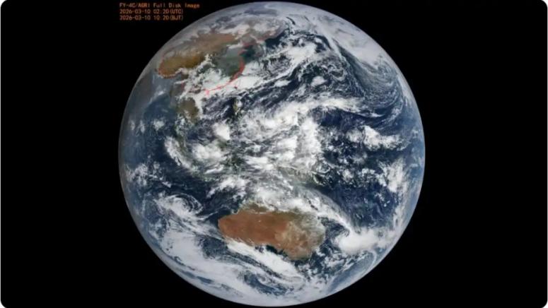 Китай, снимки, спътника Фънюн-4C