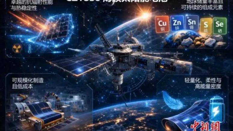 Високоефективна тънкослойна фотоволтаична система, Космос