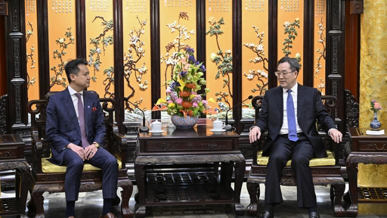 Дин Сюесян, среща, генерален директор, Световна организация за интелектуална собственост