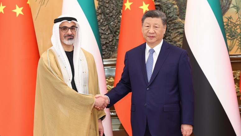 Си Дзинпин, среща, престолонаследник, Абу Даби