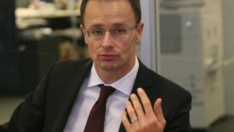Министърът на външните работи и търговията на Унгария заяви във